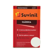 Tinta Suvinil Clássica Premium Fosca Maxx Gelo Latão 18L