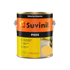 Tinta Suvinil Pisos Amarelo Demarcação Galão 3,6L