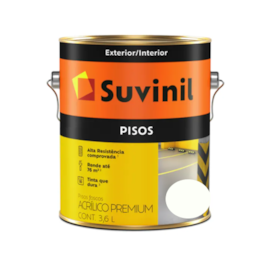 Tinta Suvinil Pisos Branco Neve Galão 3,6L