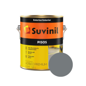 Tinta Suvinil Pisos Cinza Galão 3,6L