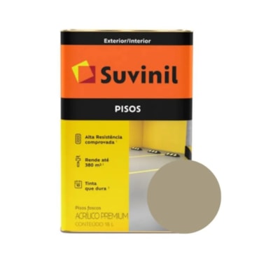 Tinta Suvinil Pisos Concreto Latão 18L Tinta Suvinil Pisos Concreto Latão 18L