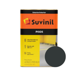 Tinta Suvinil Pisos Preto Latão 18L