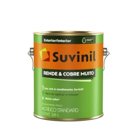 Tinta Suvinil Rende e Cobre Muito Branca 3,6L