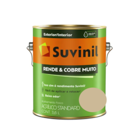 Tinta Suvinil Rende e Cobre Muito Camurça 3,6L