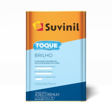 Tinta Toque Brilho Acrílico Branco Suvinil 18L