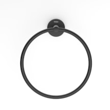 Toalheiro Anel Celite Nova City Preto Matte
