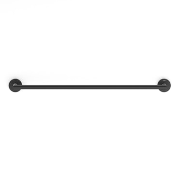 Toalheiro de Barra 60cm New City Preto Matte Celite