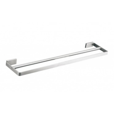 Toalheiro Duplo 50cm Kromma Soul Aço Escovado Toalheiro Duplo 50cm Kromma Soul Aço Escovado