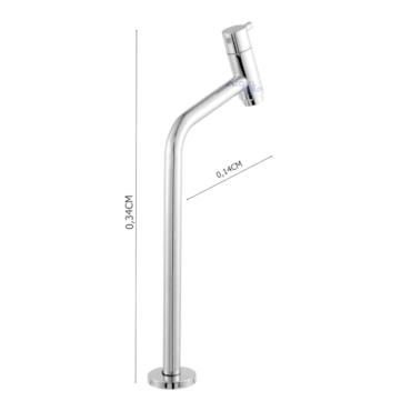 Torneira Bica Alta Elegance Plus Cromada Talita Torneira Bica Alta Elegance Plus Cromada Talita