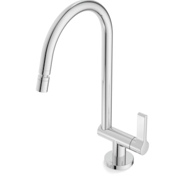 Torneira Celite para Cozinha de Mesa Lix Bica Articulada Cromado