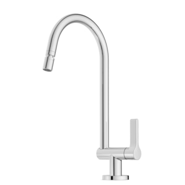 Torneira Celite para Cozinha de Mesa Lix Bica Articulada Cromado