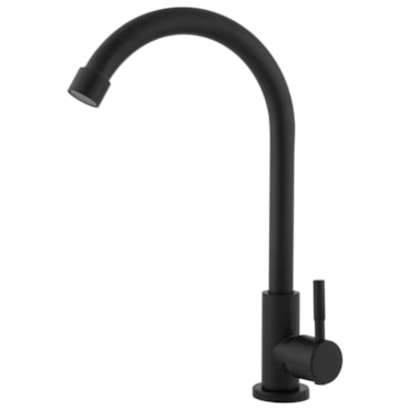 Torneira de Mesa Bica Alta Black 1/4 de Volta Torneira de Mesa Bica Alta Black 1/4 de Volta