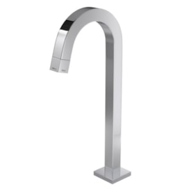Torneira de Mesa Deca Tube Bica Alta para Lavatório Cromado