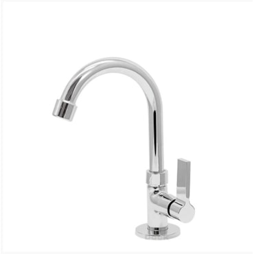 Torneira de Mesa para Cozinha Cromado Talita com Bica Giratória C70
