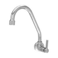Torneira de Parede para Cozinha Talita com Bica Móvel 1/2 e 3/4 Cromada