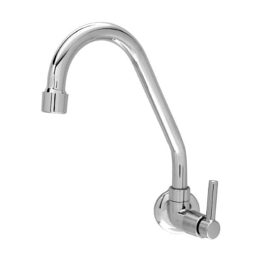 Torneira de Parede para Cozinha Talita com Bica Móvel 1/2 e 3/4 Cromada Torneira de Parede para Cozinha Talita com Bica Móvel 1/2 e 3/4 Cromada
