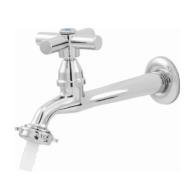 Torneira de Parede para Pia Cromado Talita com Vedante/Arejador Torneira de Parede para Pia Cromado Talita com Vedante/Arejador