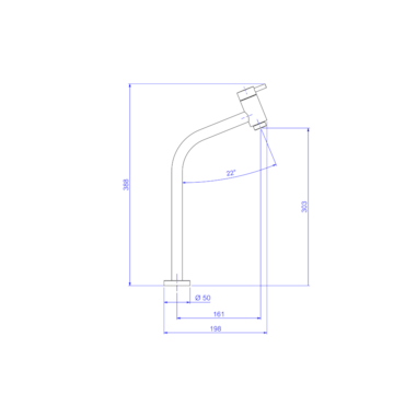 Torneira Deca de Mesa Bica Alta para Lavatório Cromado