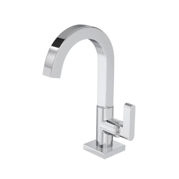 Torneira Deca Soul Para Lavatório De Mesa Com Bica Alta Cromada