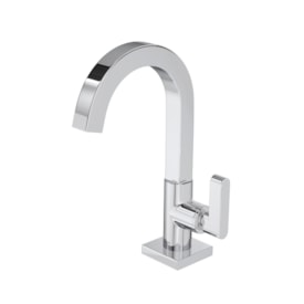 Torneira Deca Soul Para Lavatório De Mesa Com Bica Alta Cromada