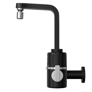 Torneira Hydra Slim 4 Temperaturas para Parede Preta 127V/5500W Torneira Hydra Slim 4 Temperaturas para Parede Preta 127V/5500W