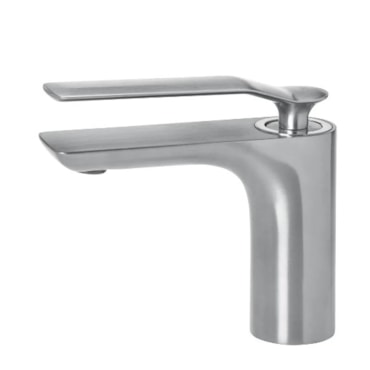 Torneira Misturadora Monocomando para Lavatório Rainbow Brushed Nickel
