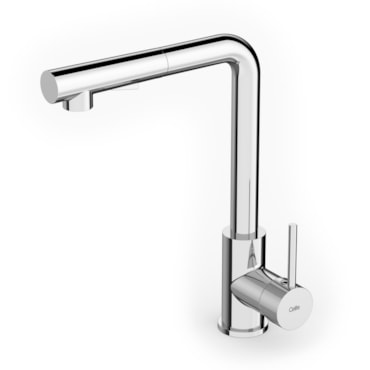 Torneira Monocomando Celite Prática Bica Extraível em "L" Cromado Torneira Monocomando Celite Prática Bica Extraível em "L" Cromado