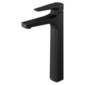 Torneira Monocomando Preto Docol Lift Ônix Bica Alta