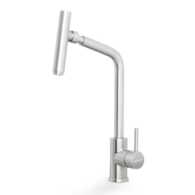 Torneira Monocomando Tramontina Versa Bica Articulada em Aço Inox