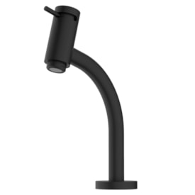 Torneira para Banheiro de Mesa Bica Baixa Basic Black Matte