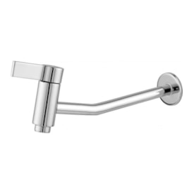 Torneira para Banheiro Talita Slim de Parede Cromado 1/4 Volta