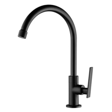 Torneira Preta de Mesa Lorenzetti Bica Alta Loren Studio Torneira Preta de Mesa Lorenzetti Bica Alta Loren Studio