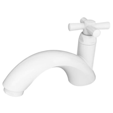 Torneira Tigre Cross de Mesa para Lavatório Branca Torneira Tigre Cross de Mesa para Lavatório Branca