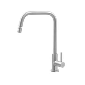 Torneira Tramontina Angolare Aço Inox de Bancada Scotch Brite 94520/020