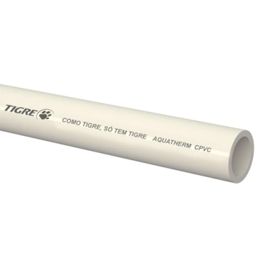 Tubo Aquaterm CPVC Tigre 73mmx3m Tubo Aquaterm CPVC Tigre 73mmx3m