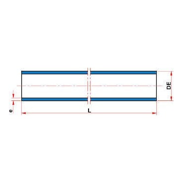 Tubo CPVC 54mm Aquatherm 3 metros Tigre