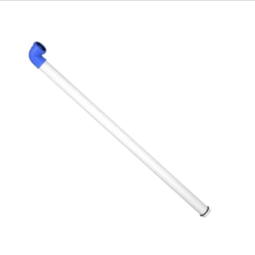 Tubo de Descida Krona Para Válvula de Descarga Com Joelho Azul 38mm