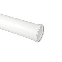 Tubo de PVC Esgoto Krona Série Normal 100mm com 6 Metros Branco