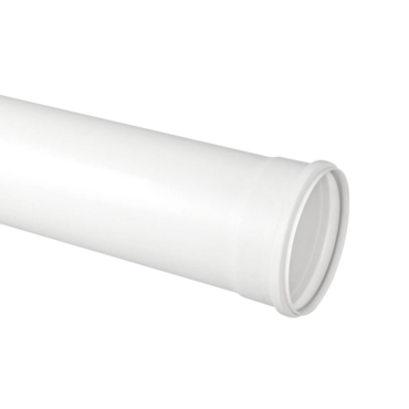 Tubo de PVC Esgoto Krona Série Normal Branco 100mm com 6m Tubo de PVC Esgoto Krona Série Normal Branco 100mm com 6m