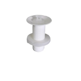 Válvula com Tampa para Lavatório Astra com Unho/sem Ladrão Branca 76mm