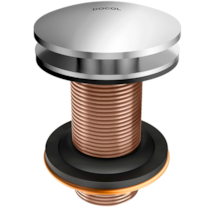 Válvula de Pia de Banheiro Click Clark 7/8" Cromada