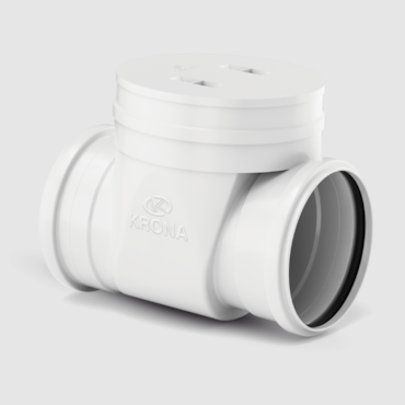 Válvula de Retenção de Esgoto 100mm Krona Válvula de Retenção de Esgoto 100mm Krona