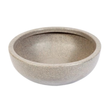 Vaso Bacia Afort Safira Bege 10cm Vaso Bacia Afort Safira Bege 10cm