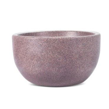 Vaso formato Bacia Cor Safira 17 de Pedra Vaso formato Bacia Cor Safira 17 de Pedra