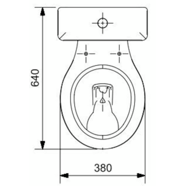 Vaso Sanitário Para Caixa Azalea Plus Pergamon