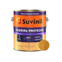 Verniz Marítimo Suvinil Madeira Protegida Acetinado Natural Galão 3,6L