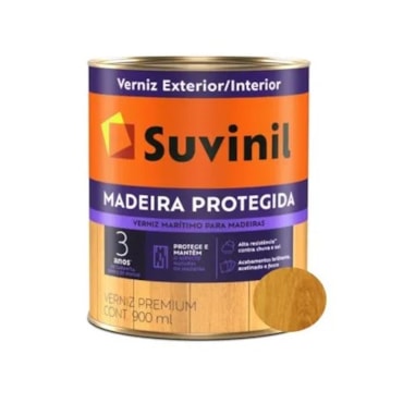 Verniz Suvinil Madeira Protegida Brilhante Litro 900ml Verniz Suvinil Madeira Protegida Brilhante Litro 900ml