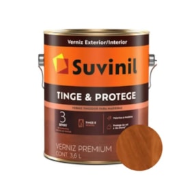 Verniz Suvinil Tinge & Protege Brilhante Mogno 3,6L