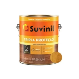 Verniz Suvinil Tripla Proteção para Madeira Fosco Incolor 3,6L