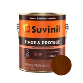 Verniz Tingidor Suvinil Tinge & Protege Brilhante Imbuia 3,6L